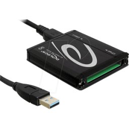 DELOCK 91686 - Lector de tarjetas, externo, USB 3.0, CFast