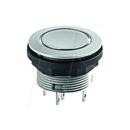 SCHLEGEL SCTLRGF - Pulsador - 1 W, plata, anillo led verde