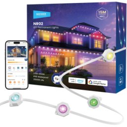 NEEWER NEEW NR02-15 - Luz inteligente, Luces de cadena led, Exterior, RGBCW, 15 m.