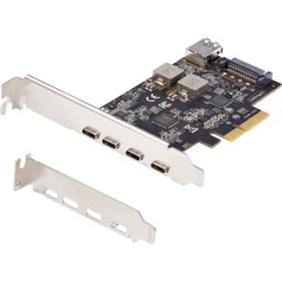 STARTECH.COM ST PS4C3IA3-USB - PCIe x4 > 5 USB externo 3.1 tipo-C.