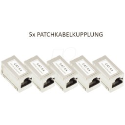 GOOD CONNECTIONS GC MOD8-VM6A-5 - Acoplamiento de cable de interconexiones Cat. 6a, RJ45, totalmen