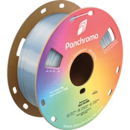 POLYMAKER CA3018 - Filamento, Panchroma PLA, Plata de Seda, 1,75 mm, 1 kg