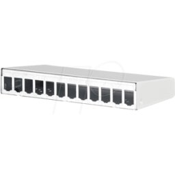 METZ CONNECT BTR 130861-1202E - Módulo carcasa AP 12 puertos blanco puro