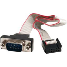 STARTECH.COM ST PNL9M16 - Cable, DB-9 Pk a IDC Bu., 40 cm, gris