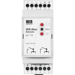 WIR ELEKTRONIK WIR 1003-000009 - Actuador de obturador de rodillos inalámbrico, carril DIN