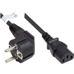 GOOD CONNECTIONS GC P0130-S150 - Cable de alimentación tipo E+F CEE 7/7 a C13 , negro, 1,5