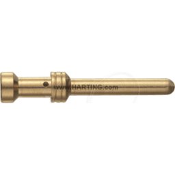 HARTING HAN 933 6116 - Pasador de contacto, 1,5mm², cobre, chapado en oro