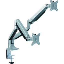 VALUE 17991147 - Soporte para monitor, 2 pantallas, 580 mm, montaje en mesa