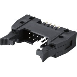 FREI PSL 10 - Conector macho de poste, 10 polos, con bloqueo, recto