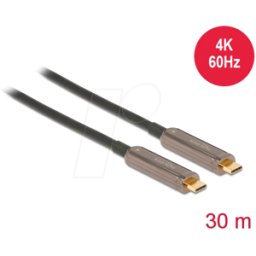DELOCK 84132 - Cable de vídeo USB-C™ óptico activo (AOC), 4