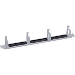 ROLINE 26300019 - 19" panel de gestión de cable, 4 soportes, gris