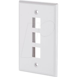 METZ CONNECT BTR 1309162402KE - Caja de conexiones Keystone US-style 3 P blanco puro