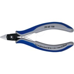 KNIPEX KN 79 62 125 - Alicates de corte diagonal para electrónica de precisi&oa