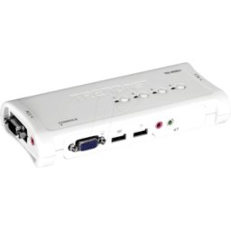 TRENDNET TRN TK-409K - 4 puertos, conmutador KVM, VGA, audio