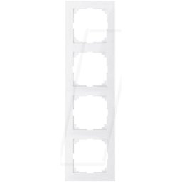 MERTEN EL MPU 4040-3619 - M-PURE, bastidor, 4 aumentos, blanco polar, brillante
