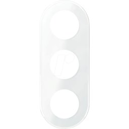 ELSO WDE011408 - Marco de cristal, triple, blanco, redondo, Renova, diseño
