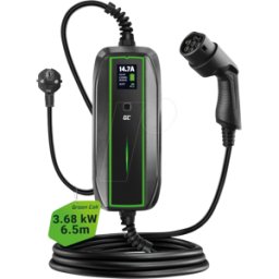 GREEN CELL GC EV16 - Cargador móvil, 3,6 KW, 6,5 m