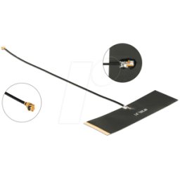 DELOCK 12539 - Antena TETRA 430 - 470 MHz 0 dBi 1.13 15 cm montaje adhesivo neg