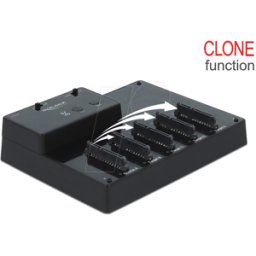 DELOCK 64098 - Estación de acoplamiento y copia 5x 2,5" SATA HDD/SSD, US