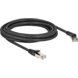 DELOCK 80641 - Cable de red RJ45 Cat.8.1 S/FTP macho 45° en ángulo recto a mach