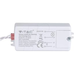 V-TAC VT-5085 - Detector de movimiento encastrado mini infrarrojo, apertura de l
