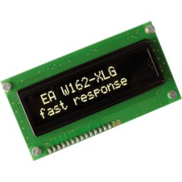 DISPLAY VISIONS EA W162-XLG - Pantalla OLED, 2x16, 84x44mm, amarilla