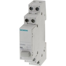 SIEMENS SIE 5TE4802 - Pulsador, 3S + 1OE, 1 botón gris, sin función de c