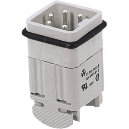 WIELAND MIN STS 4 2,5 AG - Inserciones REVos mini, enchufe, 4 + PE