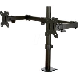 STARTECH.COM ST ARMDUAL2 - Soporte para monitor, 2 pantallas, montaje en mesa