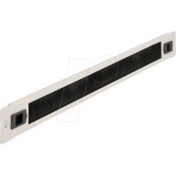 DELOCK 66581 - Tira de escobillas de 19", sin herramientas, 1U, gris