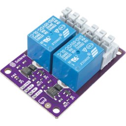 SOLDERED DEBO RELAY 2CH - Tarjetas de desarrollo - Relé, 2 canales, SRD-05VDC-SL-C