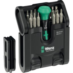 WERA 05049002001 - Surtido de bits, Tool-Check Modular Micro 1, 21 piezas