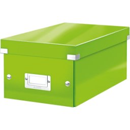 LEITZ 60420054 - Caja de archivos C&S; WOW DVD verde