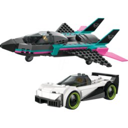 LEGO 60489 - LEGO® Ciudad - Avión Jet vs. Coche de carreras