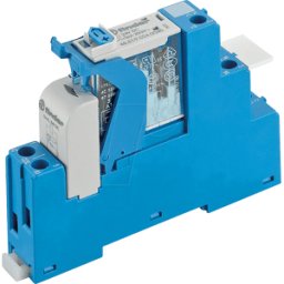 FINDER FIN 4C.01.9 12V - Relé de acoplamiento, terminales de tornillo, 1 contacto inverso