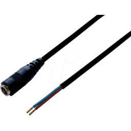 BKL DC AKK 25 - Cable adaptador, 2500 mm, acoplamiento de CC al extremo libre