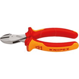 KNIPEX KN 73 06 160 - Alicates de corte diagonal compactos VDE, X-CUT®, 160 mm