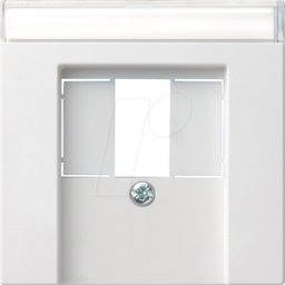 GIRA55 TAEB RWM - Cubierta para TAE y USB Pure blanco semi-mate