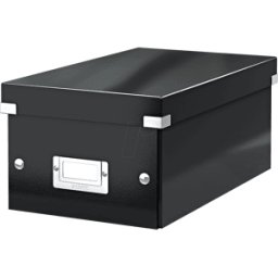 LEITZ 60420095 - Caja de archivo C&S; WOW DVD negro