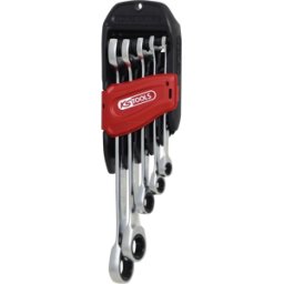 KS TOOLS GMBH KS 503.5205 - Juego de llaves combinadas con carraca con función de car