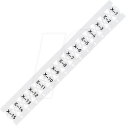 WAGO 211-835 - Marcador de mazo de cables, para impresora inteligente, 25x11mm,