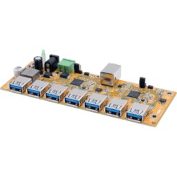 EXSYS 1188HMS3PL - USB 3,2 Gen 1 7-Port HUB Board, 15kV ESD