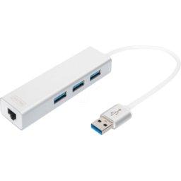 DIGITUS DIGI DA-70250-1 - Estación de acoplamiento / replicador de puerto, USB-A.