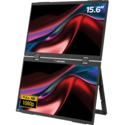 VERBATIM 32403 - 39.6cm monitor dual, 16:9, 1080p, USB-C.