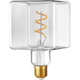 SCHIEFER LIGHTING SCHI LC271275500 - Lámpara LED E27, 4 W, 270 lm, 2500 K, filamento, atenuabl