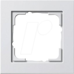 GIRA E2 RA1 RWG - Marco E2 Puro blanco brillante, 1-fold