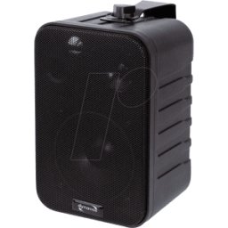 DYNAVOX 201873 - Minicaja de 3 vías con soporte, negro, par
