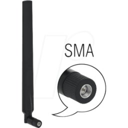 DELOCK 12635 - Conector SMA de antena LTE, omnidireccional, articulación