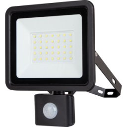 REV RITTER REV 2707616030 - Proyector LED, 30 W, 2550 lm, 6500 K, IP44, Sensor antracita
