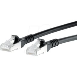 METZ CONNECT BTR 1308453000-E - Cable de interconexiones RJ45 Cat.6a S/FTP 3,0 m negro